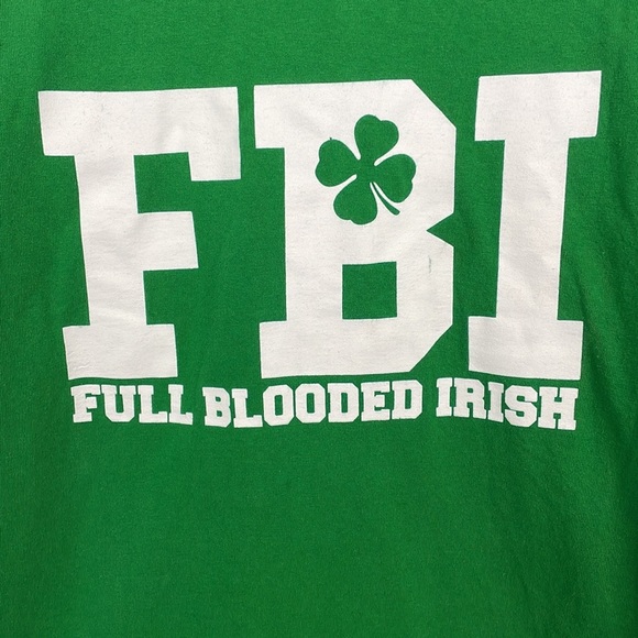 VINTAGE - FBI "Full Blooded Irish" | T-Shirt; Size Medium - Picture 3 of 7